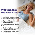 ZEE™ Ergonomic Anti-Snore Pillow | Sleep Specialist Designed
