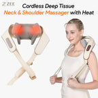 Cordless Deep Tissue  Neck & Shoulder Massager with Heat