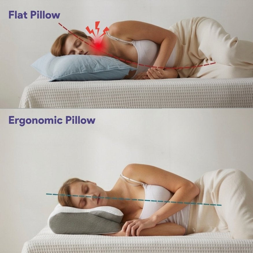 ZEE™ Ergonomic Anti-Snore Pillow | Sleep Specialist Designed