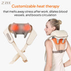 Cordless Deep Tissue  Neck & Shoulder Massager with Heat