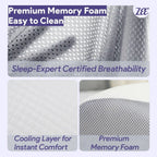 ZEE Ergonomic Contour Memory Foam Pillow