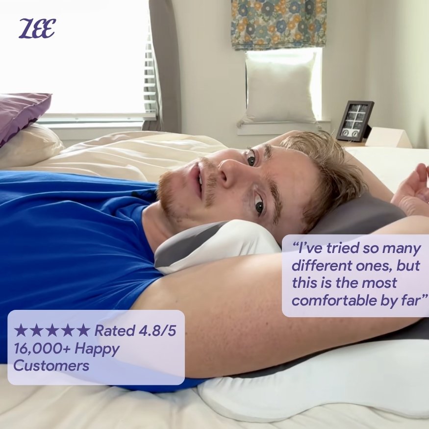 ZEE Ergonomic Contour Memory Foam Pillow