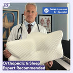 ZEE Ergonomic Contour Memory Foam Pillow